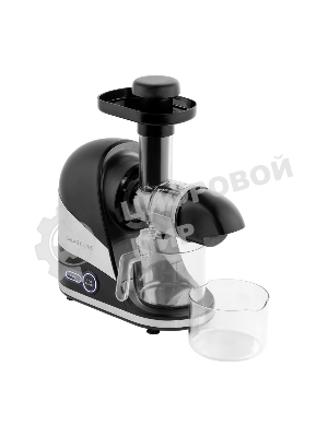 Соковыжималка Galaxy Line GL 0817 чёрный, шнековая горизонтальная, 200 Вт, 500 мл, электронное, реверс