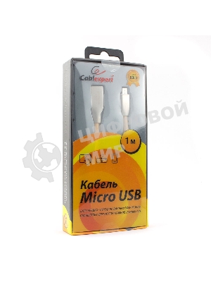 Кабель USB2.0 Cablexpert CC-G-mUSB01Gd-1M, AM/microB, серия Gold, длина 1м, золотой, блистер