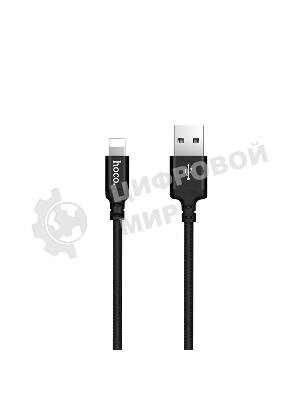 Кабель HOCO X14 USB 2.0, AM/Lightning M, черный, 1м