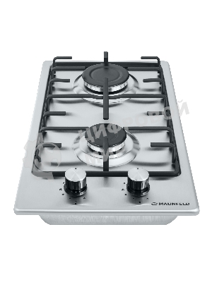 Газовая варочная панель Maunfeld EGHS.32.3ES/G, 2 конфорки, нержавеющая сталь