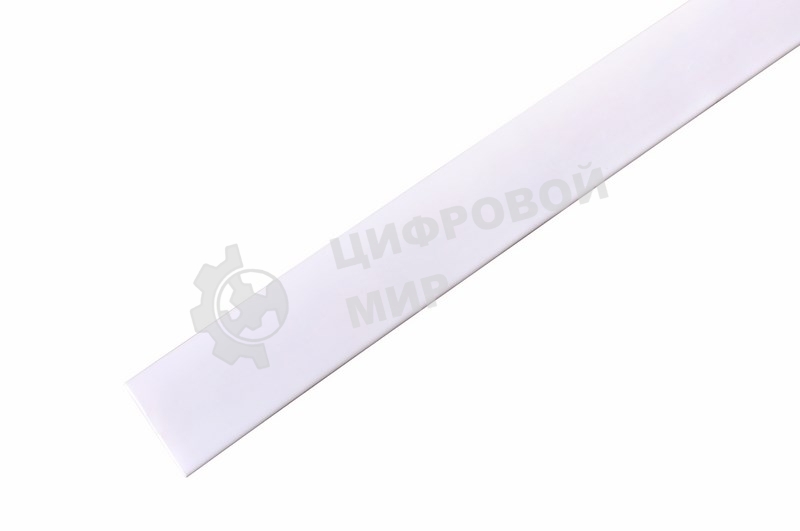 Термоусаживаемая трубка Rexant 19,0/9,5 мм, белая, упаковка 10 шт. по 1 м