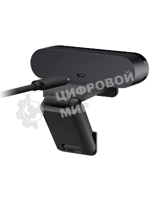 Веб-камера Logitech Brio 4K HDR 3840x2160, 30 кадр/с, USB Type-A, микрофон (2 шт, шумоподавление), автоматическая фокусировка, автоосвещение, HDR, шторка приватности, универсальное крепление