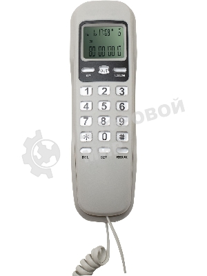 Телефон проводной Ritmix RT-010 белый