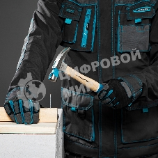 Молоток-гвоздодер Gross AMERICAN HICKORY 280 г, угол 75, магнит, обрезиненная рукоятка