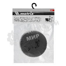 Опора резиновая Matrix для подкатного домкрата универсальная d=89 мм d=60 мм h=35 мм