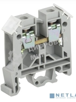 Зажим наборный IEK YZN10-010-K03 ЗНИ-10 мм2 (JXB 70 А) серый