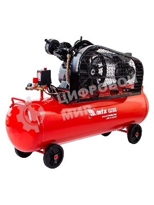 Компрессор воздушный МТХ КР2500/80 рем. привод, 2,5 кВт, 80 л, 420 л/мин