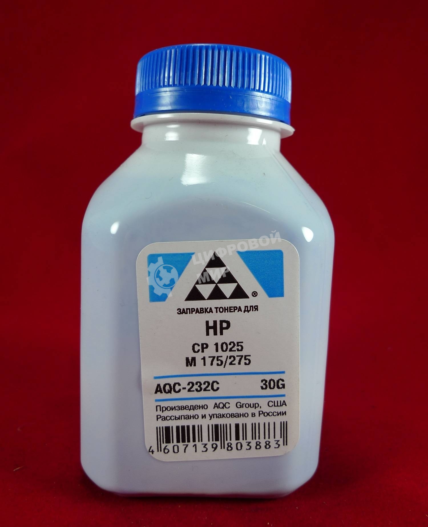 Тонер HP CP 1025/M 175/275 Cyan, (фл.30г.) AQC фас. Россия