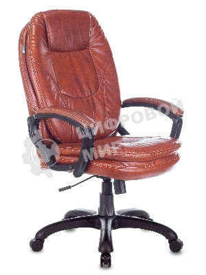 Кресло Бюрократ CH-868N Boroko-37 коричневый, экокожа