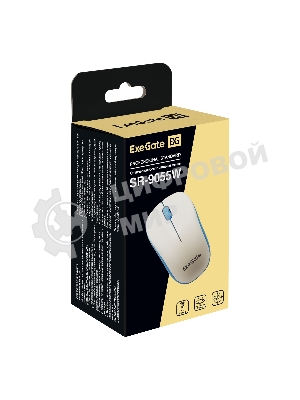 Мышь беспроводная ExeGate Professional Standard SR-9055W белый, 1200 dpi, радиоканал, USB, кнопки - 3