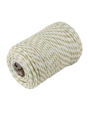 Фал плетеный Сибртех капрон 24-прядный с капрон. серд. 10 мм, бухта 100 м, 1300 кгс