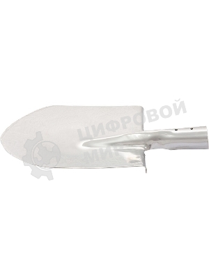 Лопата штыковая Сибртех нерж. сталь, 200х265 мм, ребра жесткости, без черенка, Россия