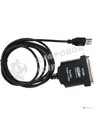 Кабель AM/LPT 1.8м VCOM адаптер USB -> LPT (прямое подключение к LPT порту принтера), VUS7052