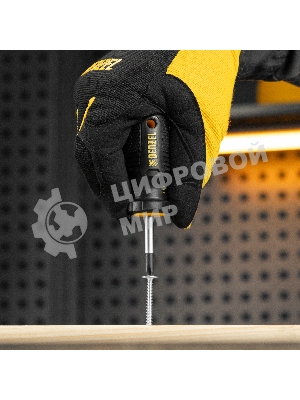 Отвертка Denzel PH2х38 мм, S2, 3к рукоятка