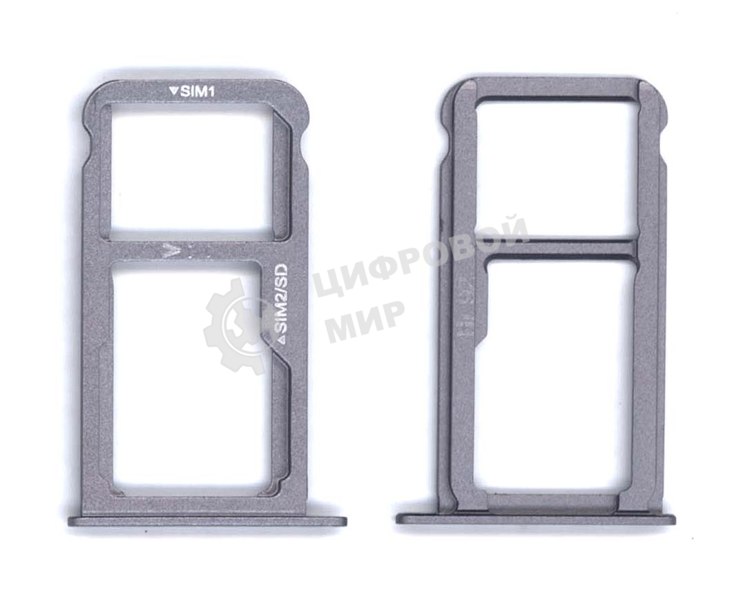 Лоток для SIM-карты Huawei P9 Plus серый