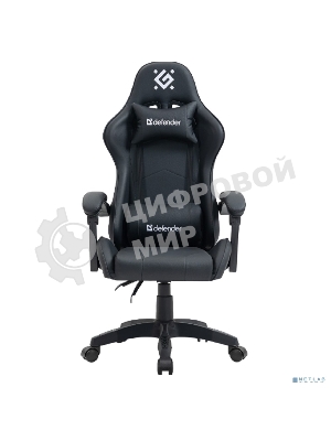 Кресло Defender Dayto черный, экокожа, 120 кг