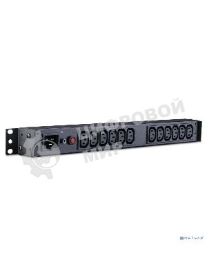 Блок распределения питания PDU CyberPower PDU83401 Basic 1U type, 16Amp, 12 IEC outlets