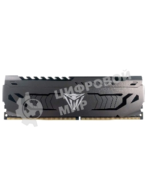 Оперативная память Patriot Viper Steel, DDR4, 16GB (1x16 GB), 3200 MHz, CL16, DIMM, радиатор, черный