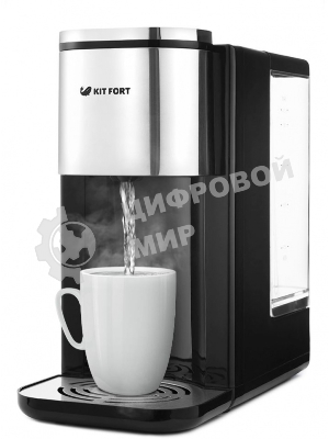 Термопот Kitfort КТ-2503 2.2л. 2600Вт черный/серебристый