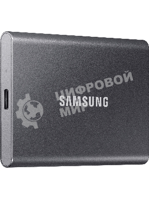 Внешний SSD Samsung T7, 1TB, USB 3.2 Gen 2 Type-C, R/W 1050/1000, серый