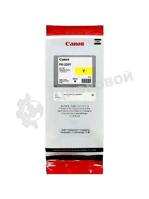 Картридж струйный Canon PFI-320 Y 2893C001 желтый (300мл) для Canon Canon imagePROGRAF TM-200/205