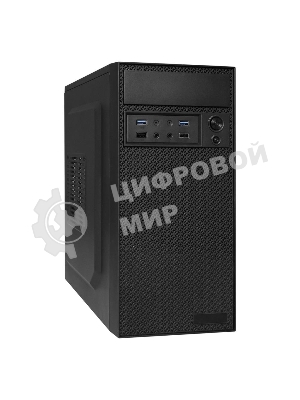 Компьютерный корпус Minitower ExeGate EX291271RUS BAA-109U2 (mATX, без БП, 2*USB+2*USB 3.0, аудио, черный)