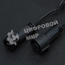 Гирлянда Neon-Night Нить 10м, свечение с динамикой, черный ПВХ, 230В, RGB