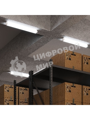 Светильник светодиодный Gauss 18Вт 590x40x30мм 1320lm 6500К IP65 линейн.мат.