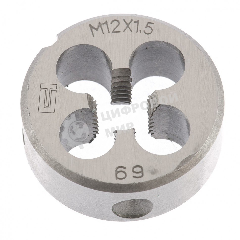 Плашка Сибртех М12x1,5 мм