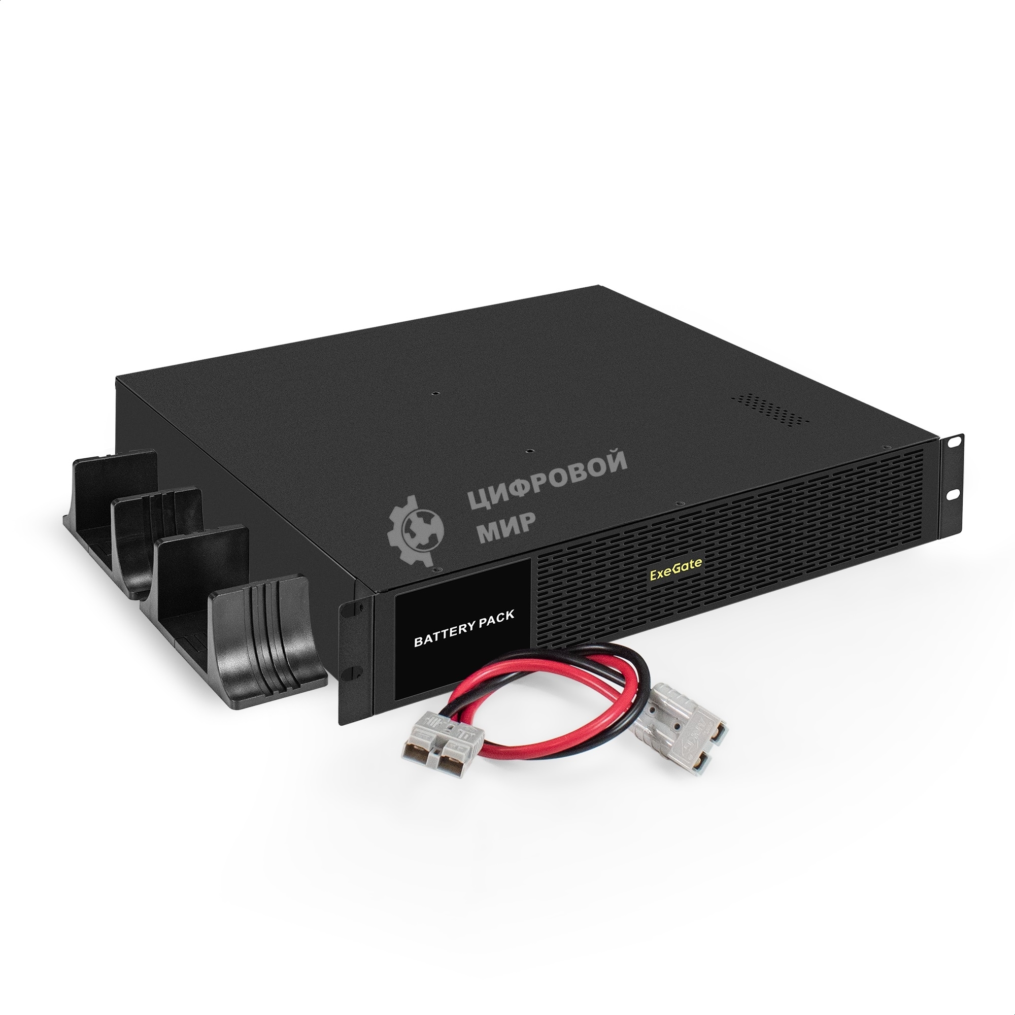 Батарейный блок ExeGate PowerExpert BX-2U5000.48V.8S9Ah для UHB-5000 (батареи 12V 9Ah - 8шт, Rackmount 2U/Tower, металлический корпус, черный)