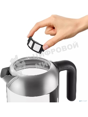 Чайник электрический Philips HD9339/80 1.7 л, 2200 Вт, прозрачный (корпус: стекло)