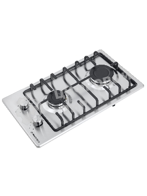 Газовая варочная панель Maunfeld EGHS.32.3ES/G, 2 конфорки, нержавеющая сталь