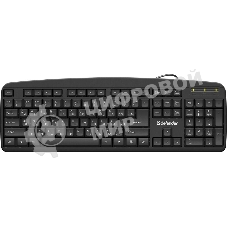 Клавиатура проводная Defender Office HB-910 RU, USB, черный