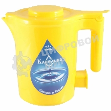 Чайник электрический Капелька, желтый