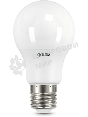 Лампа светодиодная Gauss 102502307 7Вт цок.: E27 груша 220B 6500K св. свеч. бел. хол. (упак.: 10 шт)