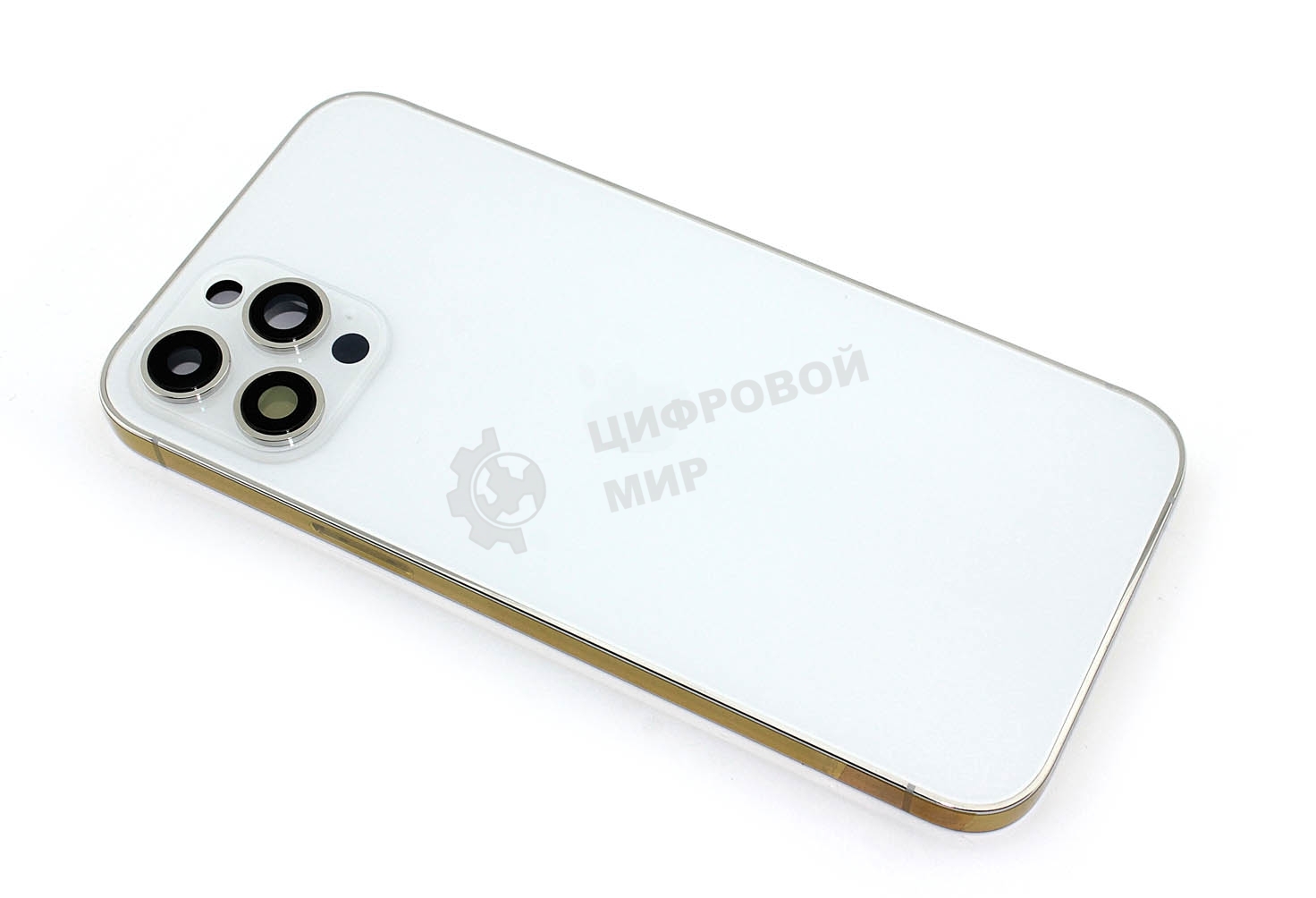 Задняя крышка (корпус) в сборе с рамкой для Apple iPhone 12 Pro Max белый
