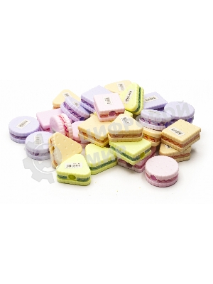 Точилка для карандашей ручная Silwerhof Cookies Монстрики, 1 отверстие, пластик, ассорти, туба