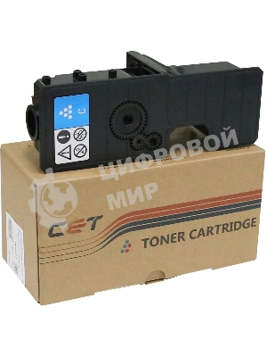 Картридж лазерный CET PK208) TK-5220C (CET141134) Cyan (18 г, 1200 стр.) для Kyocera ECOSYS P5021cdn/M5521cdn