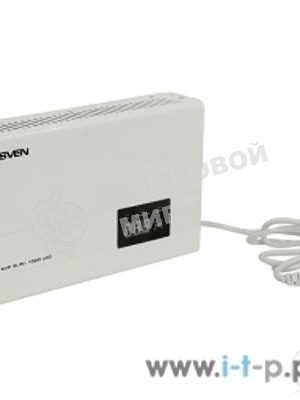 Стабилизатор напряжения SVEN AVR SLIM-1000 LCD