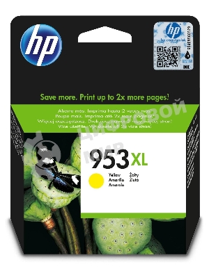 Картридж струйный HP 953XL F6U18AE желтый для HP OJP 8710/8715/8720/8730/8210/8725 (1600 стр.)
