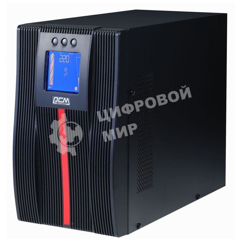 Источник бесперебойного питания, 3000 Вт/3000 ВА, напольный UPS Powercom MAC-3000, 3000 Wt/3000 VA, tower