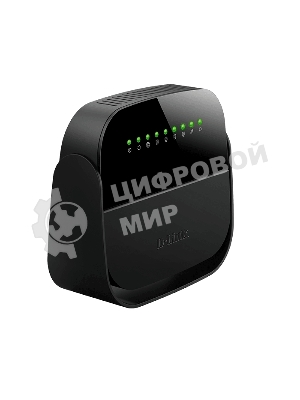 Роутер беспроводной D-Link DSL-2640U/R1A ADSL2+ черный ANNEX А