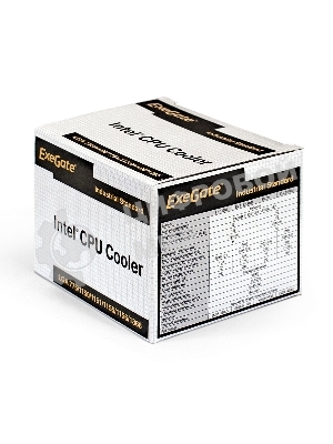 Кулер для процессора ExeGate EK-11508.PWM серебристый/черный, 90 мм, алюминий, 2600 об/мин, 23.5 дБ, 4 pin, 75 Вт, 60 мм
