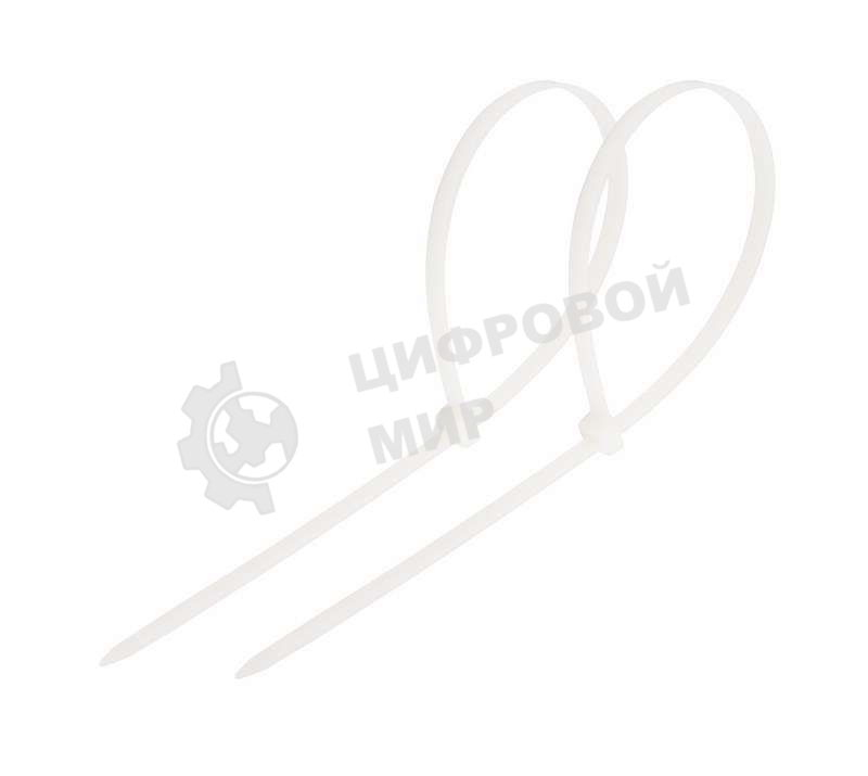 Хомут кабельный Rexant 7.6х200 нейл. белый (уп. 100 шт)