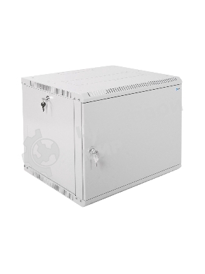 Шкаф настенный ЦМО ШРН-Э-9.500.1 9U 600x520 мм пер. дв. стал. лист несъемные бок. пан. серый