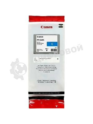 Картридж струйный Canon PFI-320 C 2891C001 голубой (300мл) для Canon Canon imagePROGRAF TM-200/205