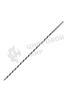 Сверло по дереву шнековое Matrix, 8 х 460 мм, 6-гранный хвостовик