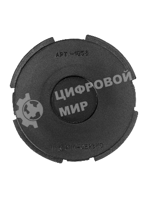 Резиновая опора для подкатного домкрата Matrix универсальная, D=100 мм, d=90, H=12 мм