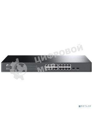 Коммутатор TP-Link Jetstream 16-port gigabit smart switch with 2-gigabit uplink ports