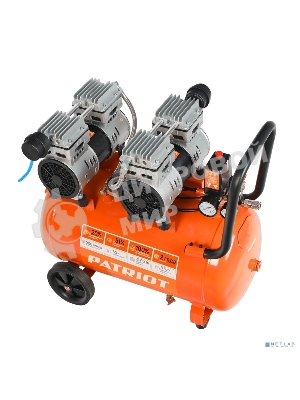 Компрессор поршневой Patriot WO 50-300 безмасляный 300л/мин 50л 2000Вт оранжевый
